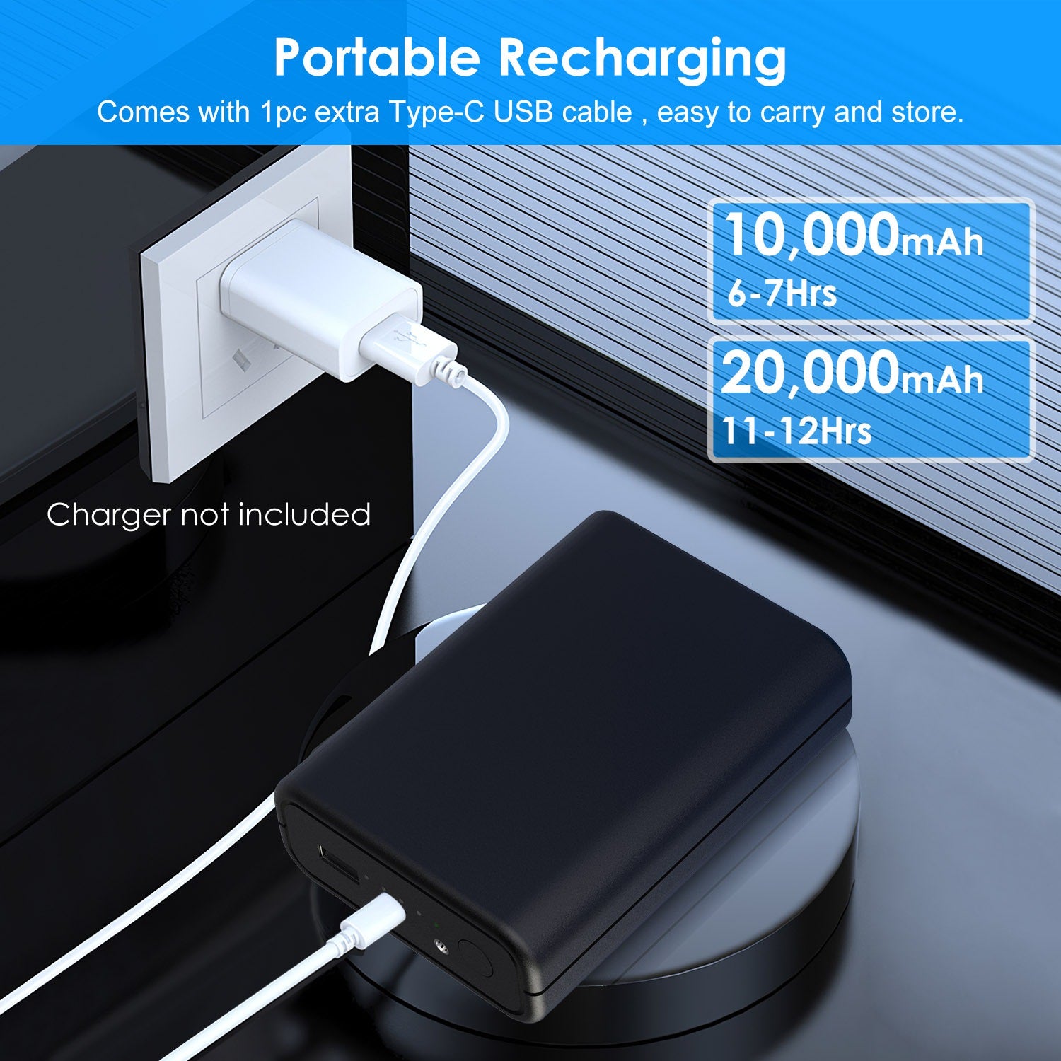 20,000mAh 5V 2A Power Bank