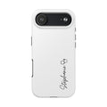 Personalized Tough Phone Case — Slim White Protective Case