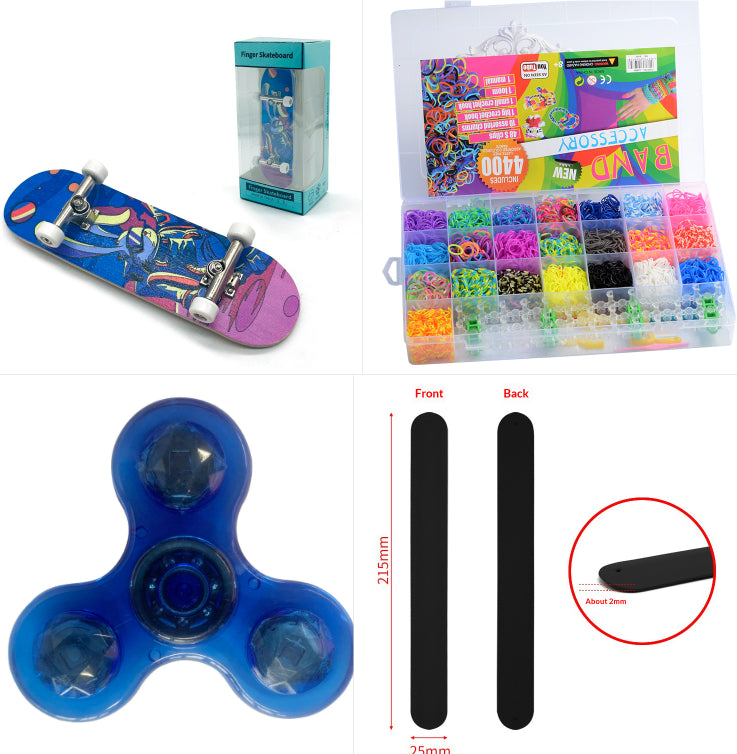 Luminous LED Light Fidget Spinner Hand Top Spinners Glow In Dark Light EDC Figet Spiner Finger Stress Relief Toys