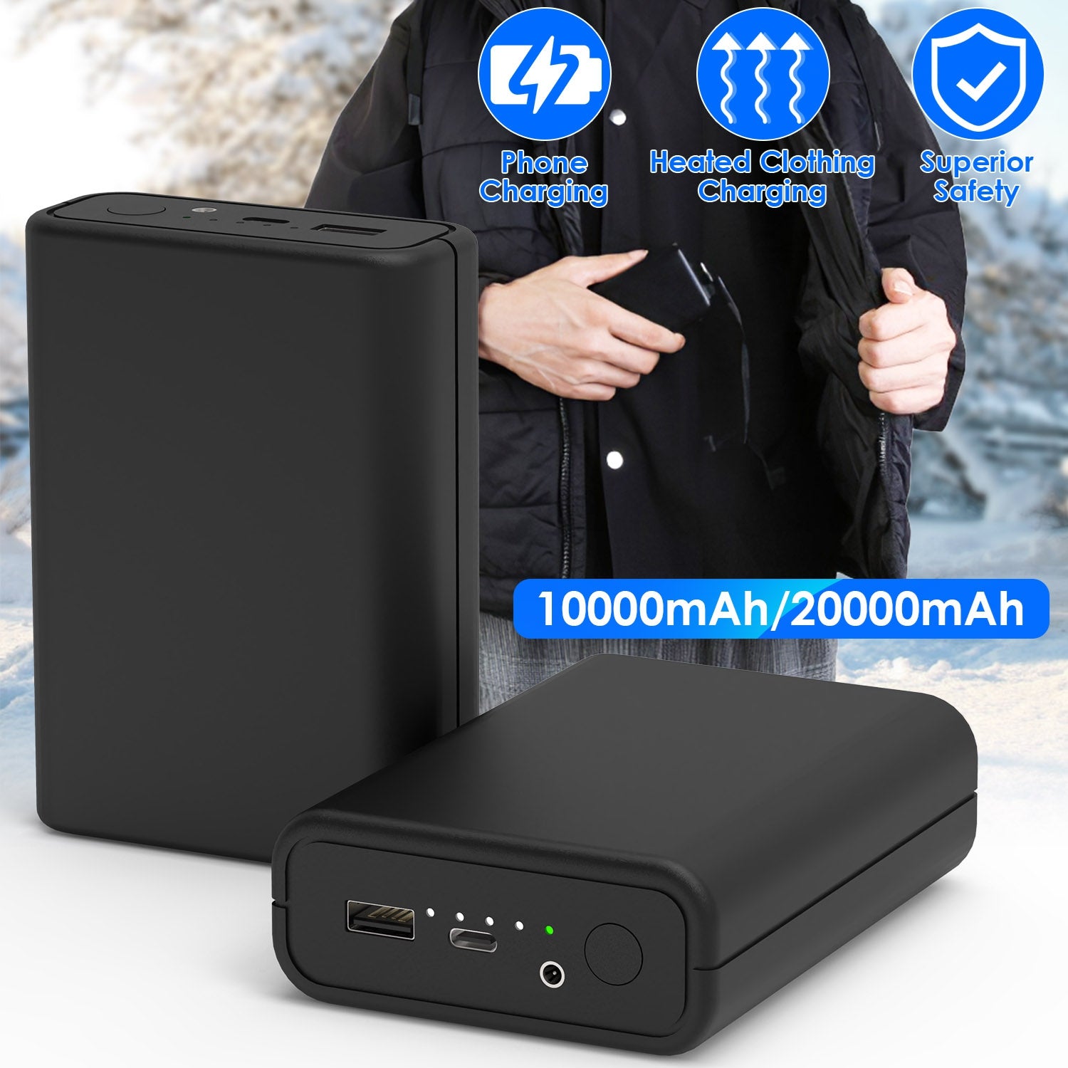 20,000mAh 5V 2A Power Bank