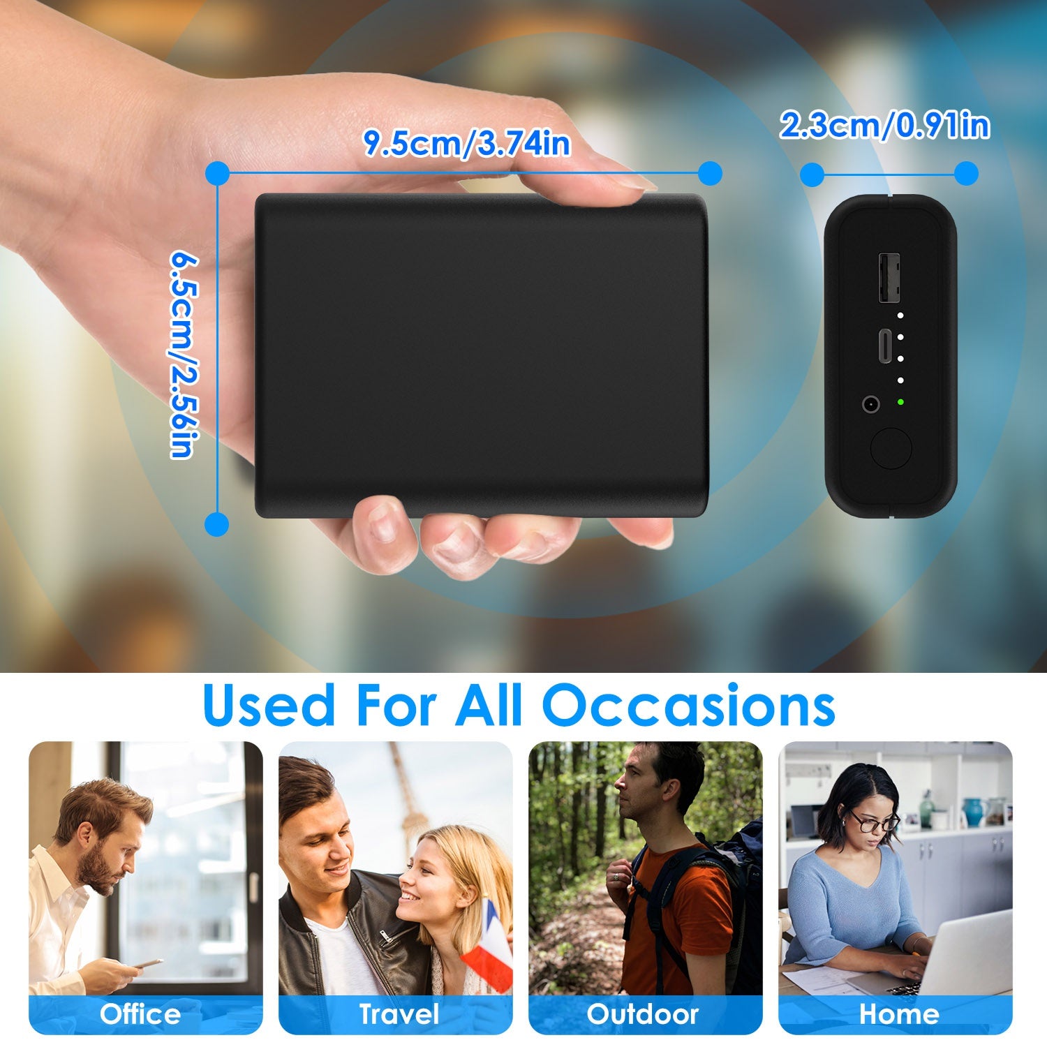 20,000mAh 5V 2A Power Bank